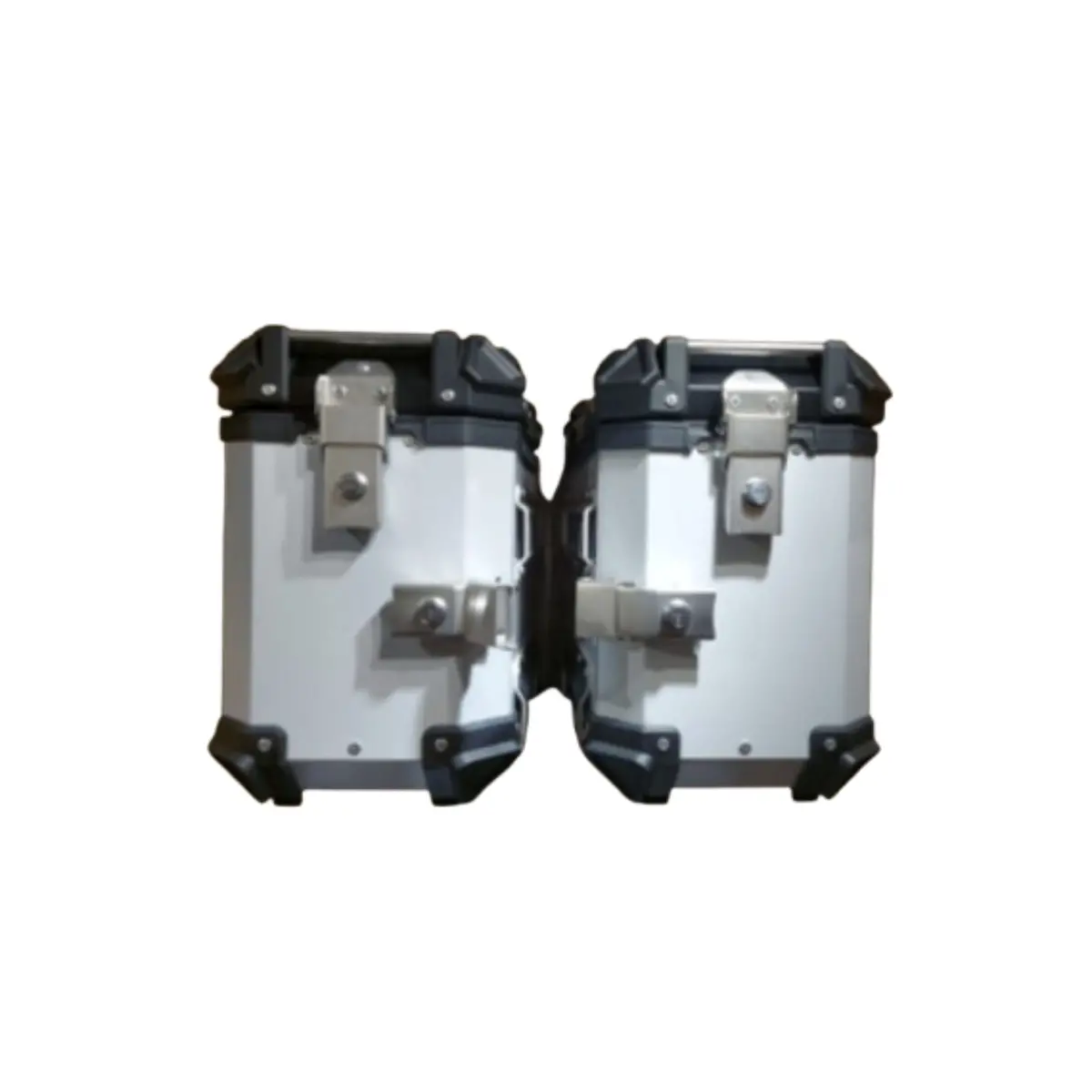 Universal Aluminum 38L Side Pannier Box Silver | Hmd 1