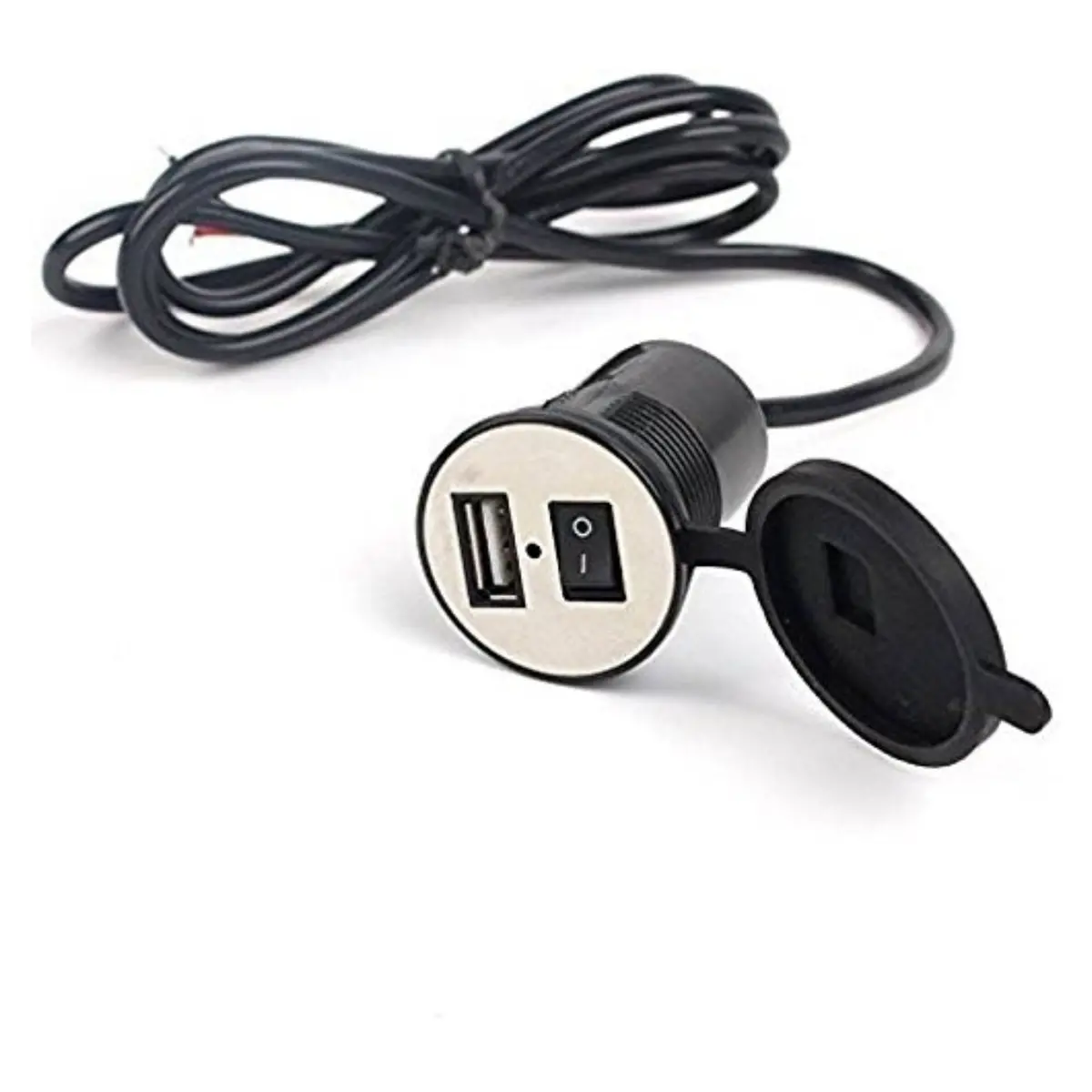 Motorcycle Usb Charger - Black - Bsddp 1