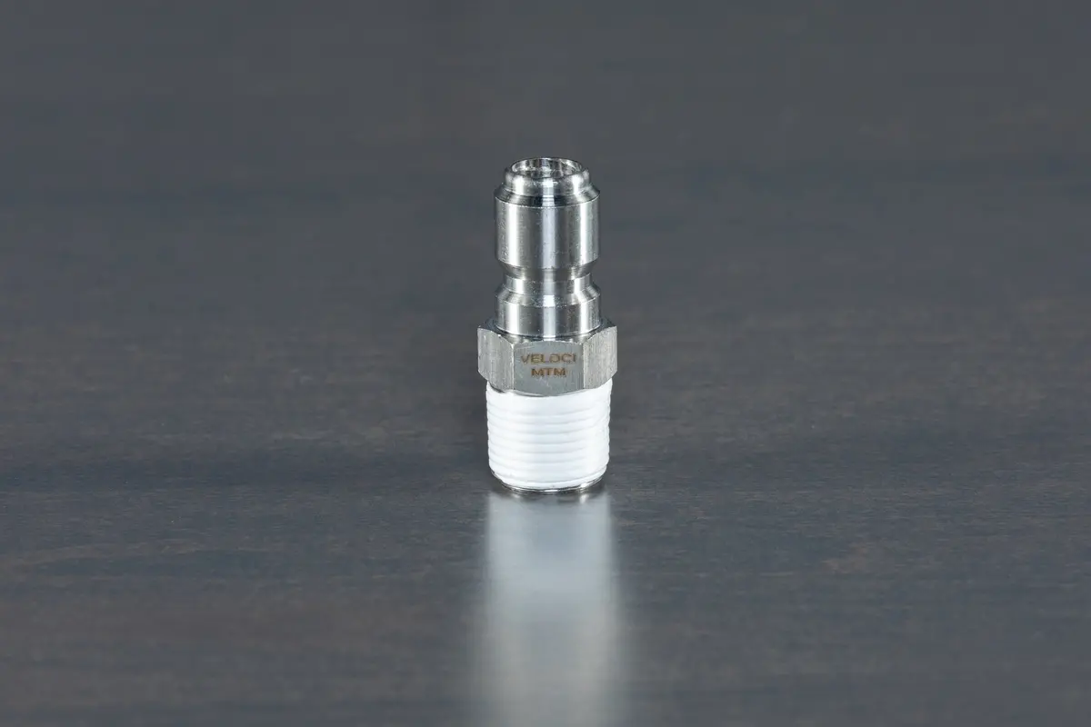 Stainless Steel 1/4" Male Qd Plug 1