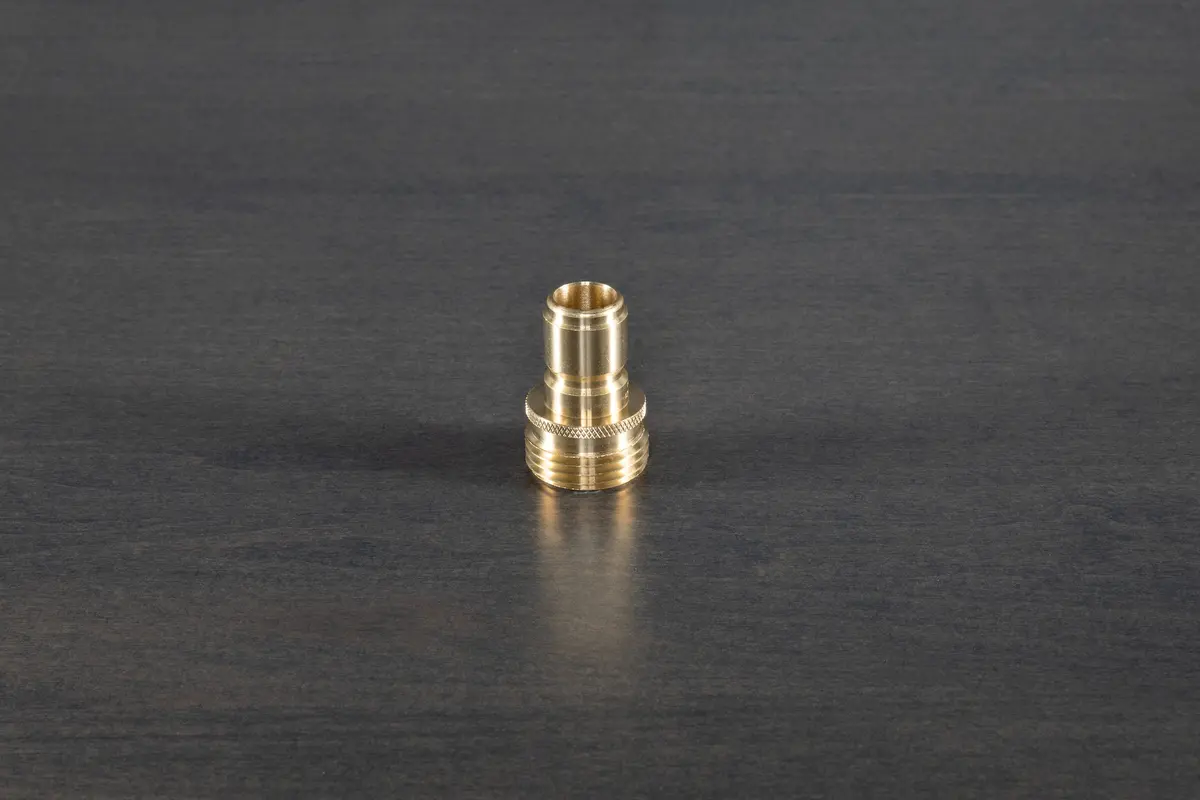 Brass Garden Hose 3/4” Male Qd Plug 1