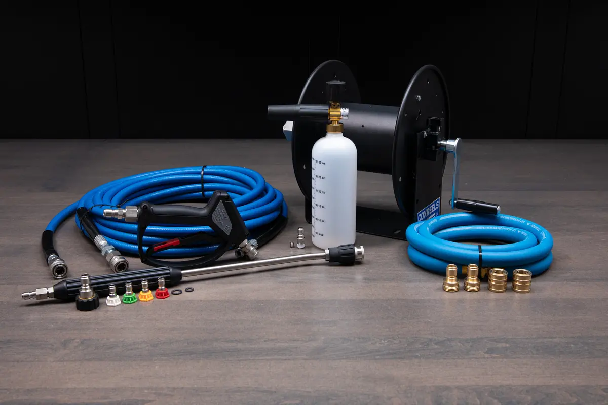 Wall-Mount Accessory Kit – Essential Tier (Sorted by Pressure Washer Model)