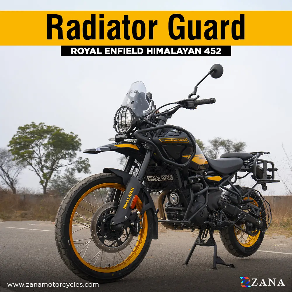 Radiator Guard Black For Himalayan 450 1