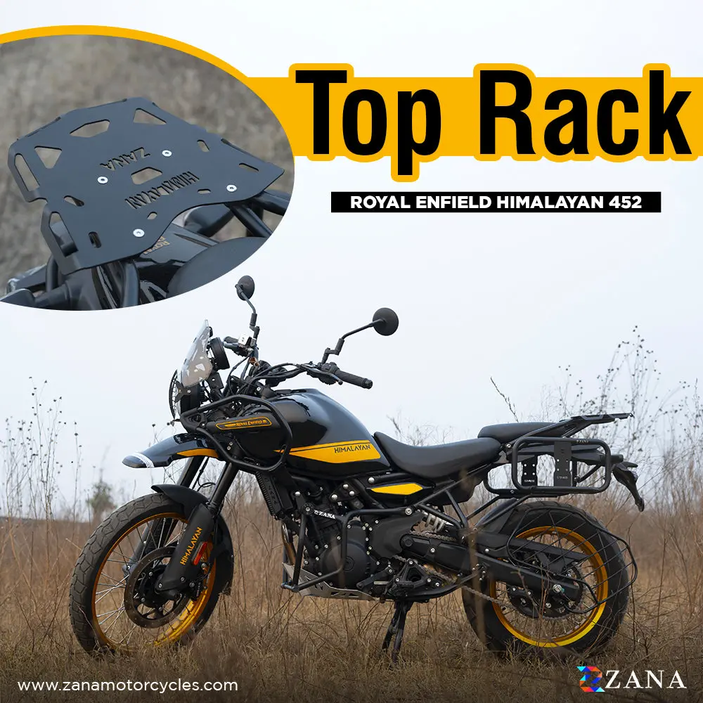 Top Rack Plate Black For Himalayan 450 Ms 1