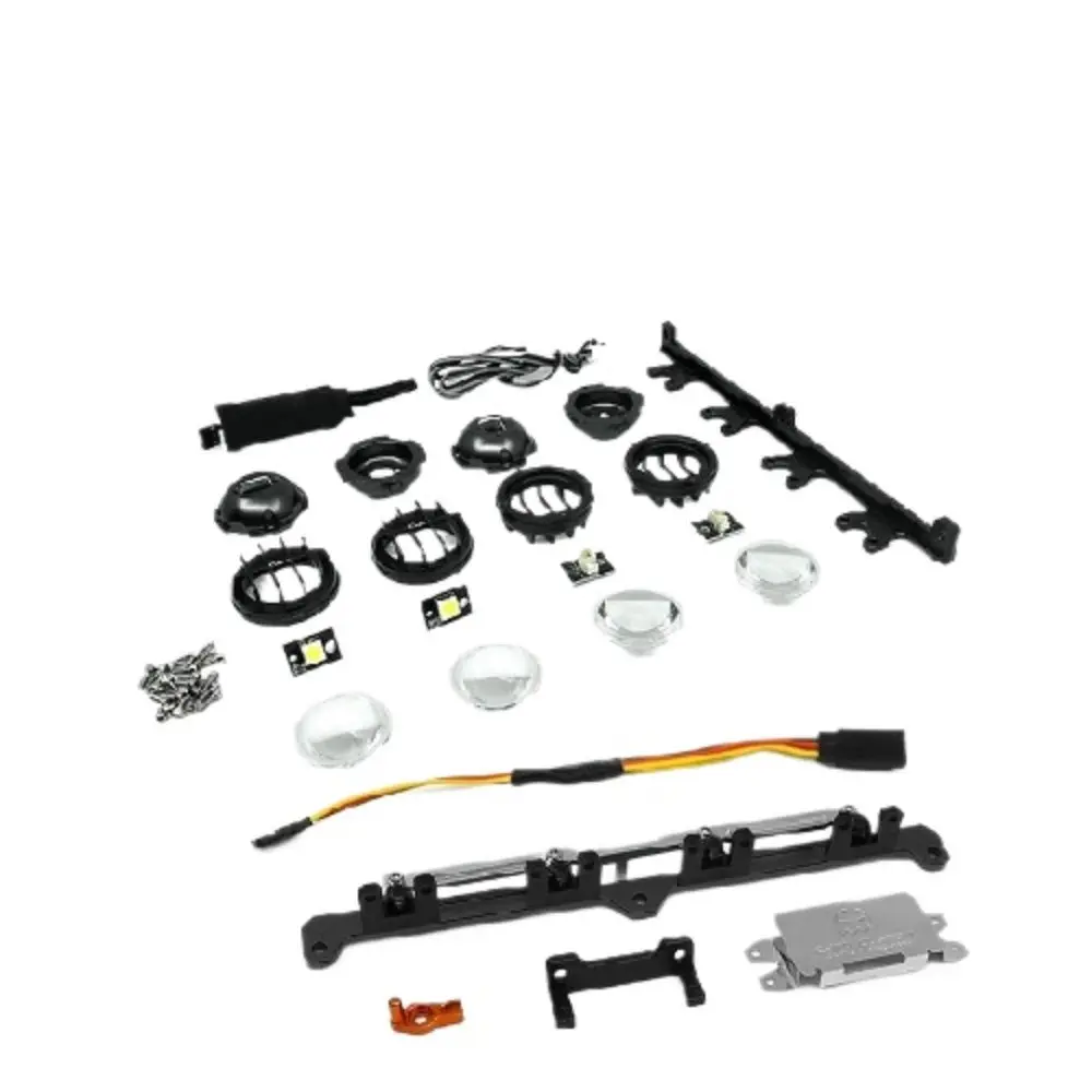 Capo Sixer1 Samurai Rc Car Round Led Lens Lamp Holder With Roof Light Follow-Up System Cd158284p Set 1