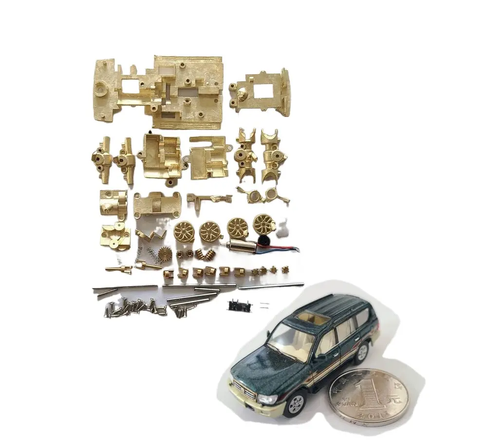 1/87 Wiking Herpa Land Cruiser Static Model Refitted Rc Chassis Kit 1