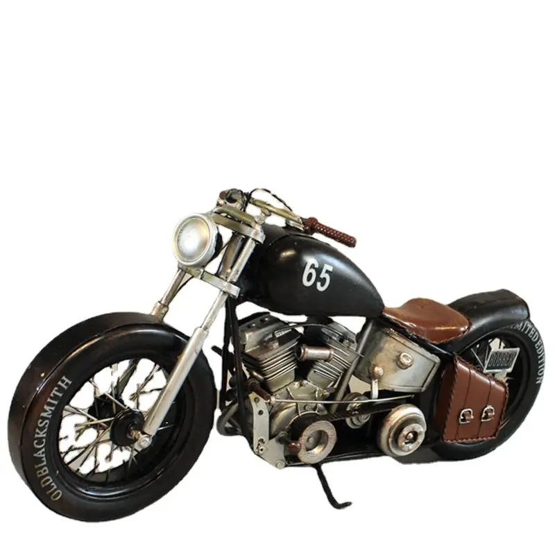 1/6 Retro Simulation Motorcycle Diecast Model 1