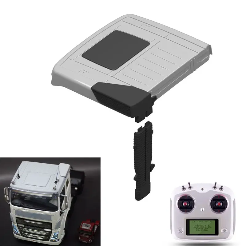Low Roof Modification Kit 1/14 Tamiya Volvo  Fh16 750 560360 Remote Control  Tractor 1