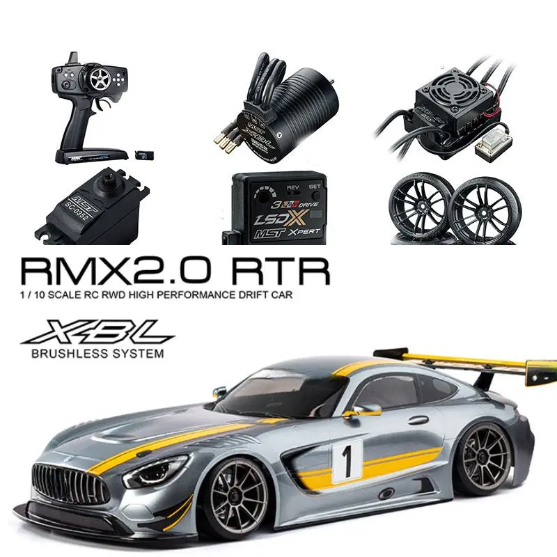 Mst Rmx 2.0 Amg Gt3 1/10 Radio Controlled Drift Car Rtr 1