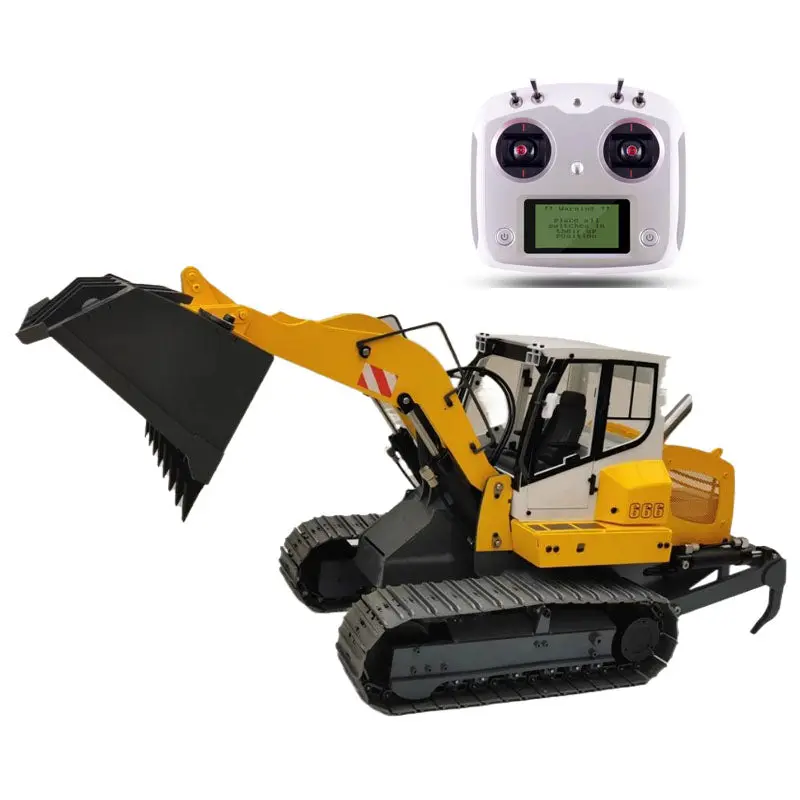 1/12 All-Metal Remote Control Hydraulic Track Loader Forklift Model With Hydraulic Tail Hook Rtr 1