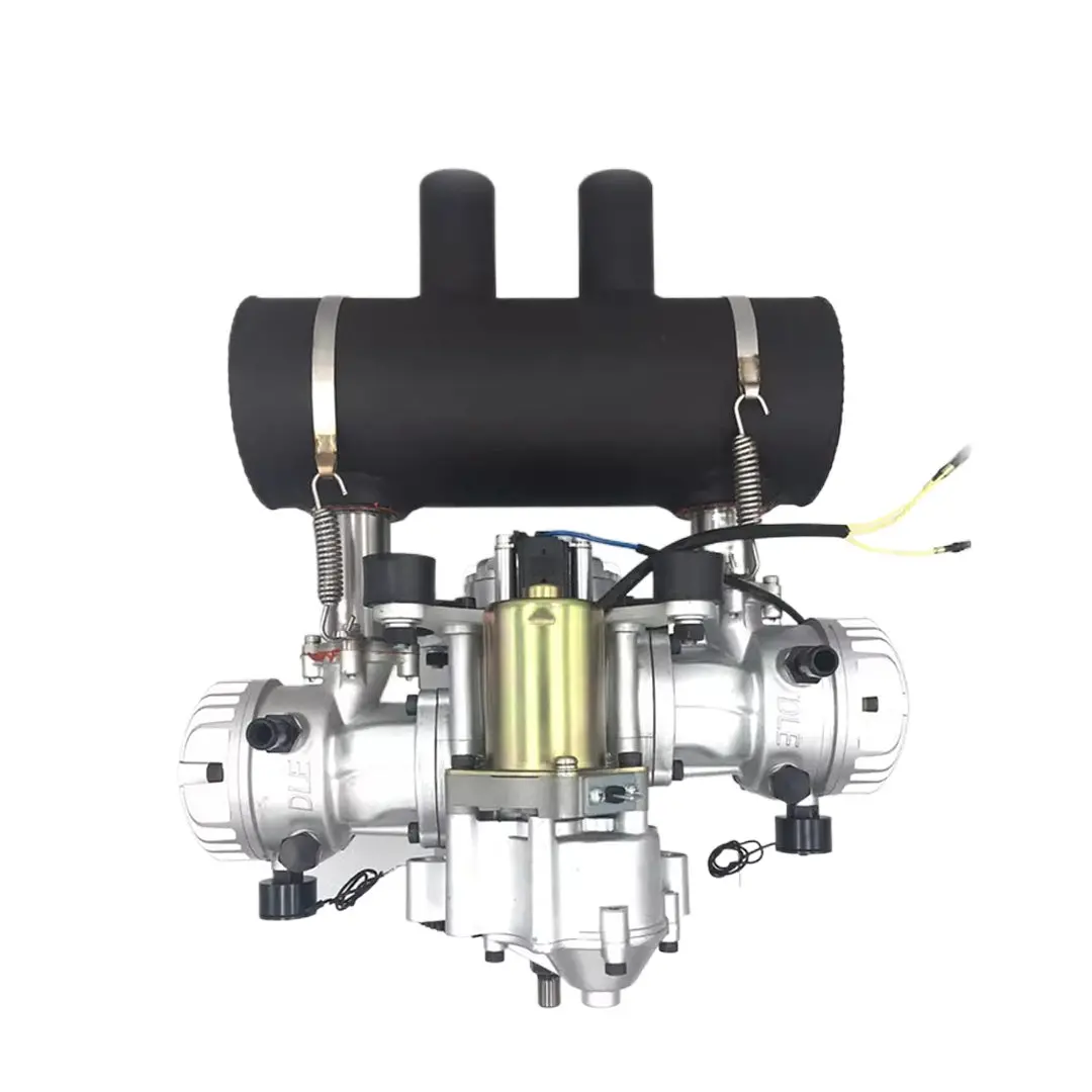 Dle 200H Water-Cooled Two-Cylinder Gasoline Engine Rc Fixed-Wing Aircraft 200Cc 1