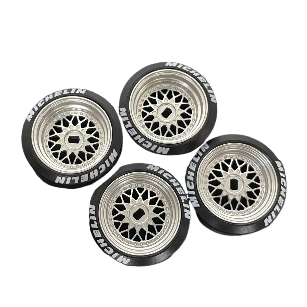 20Mm Mini-Z Awd Trc D24 Tg Racing Rc Drift Car Wheel Tire Kit 1