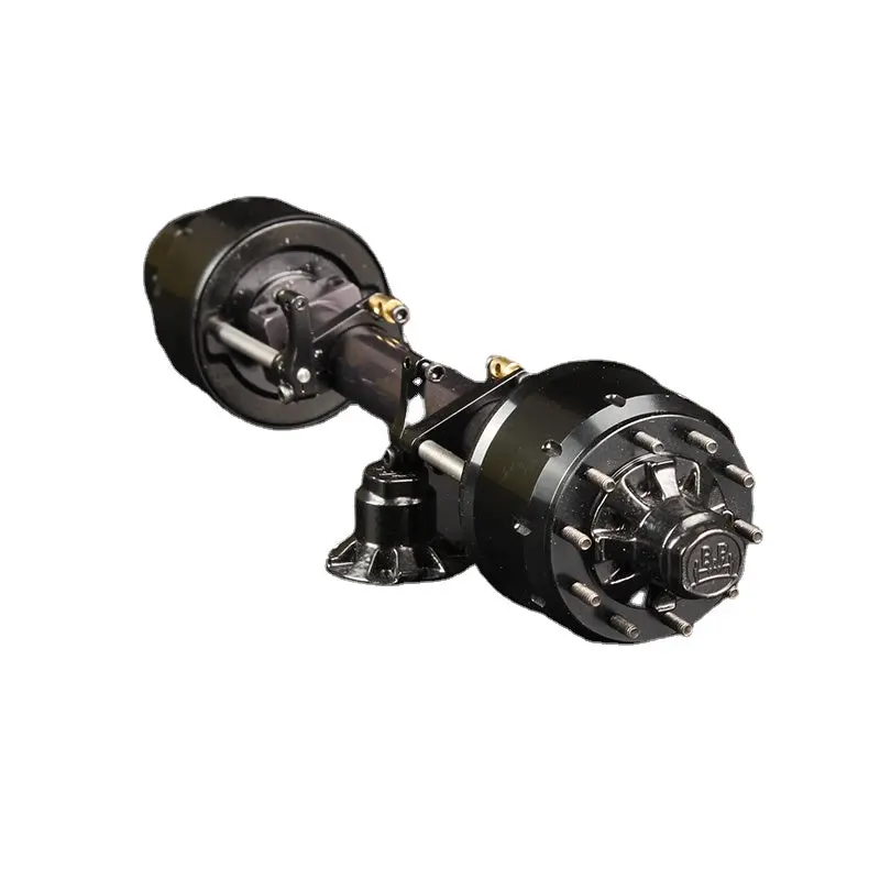 Lxyrc Metal Unpowered Axle With Simulation Brake For 1/14 Tamiya Rc Tipper Scania R620 770S 1
