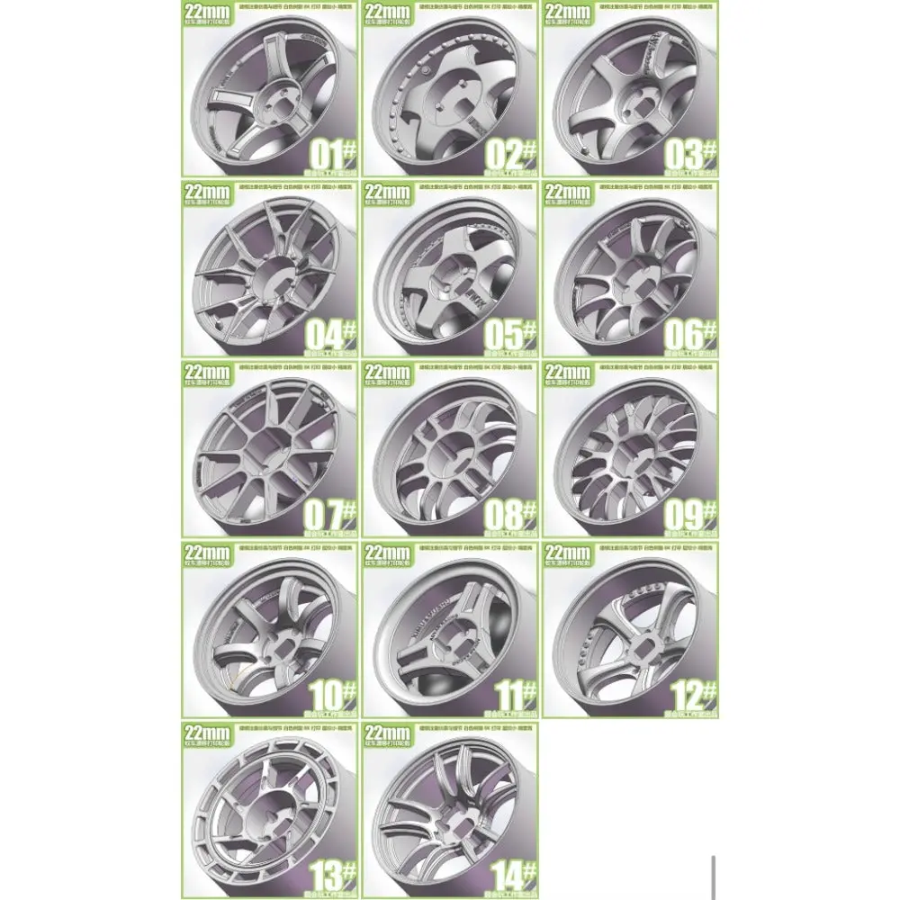 1/24 1/28 Miniz Tg Super Artdrift Maracing Rc Drift Car 22Mm Plastic Wheels 1 Pair 1