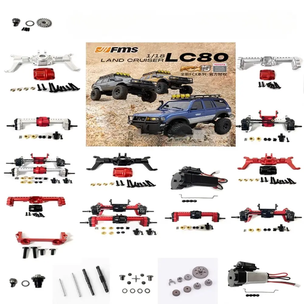Fms 1/18 Fcx18 Lc80 Rc Car Metal Upgrade Accessories Collection 1