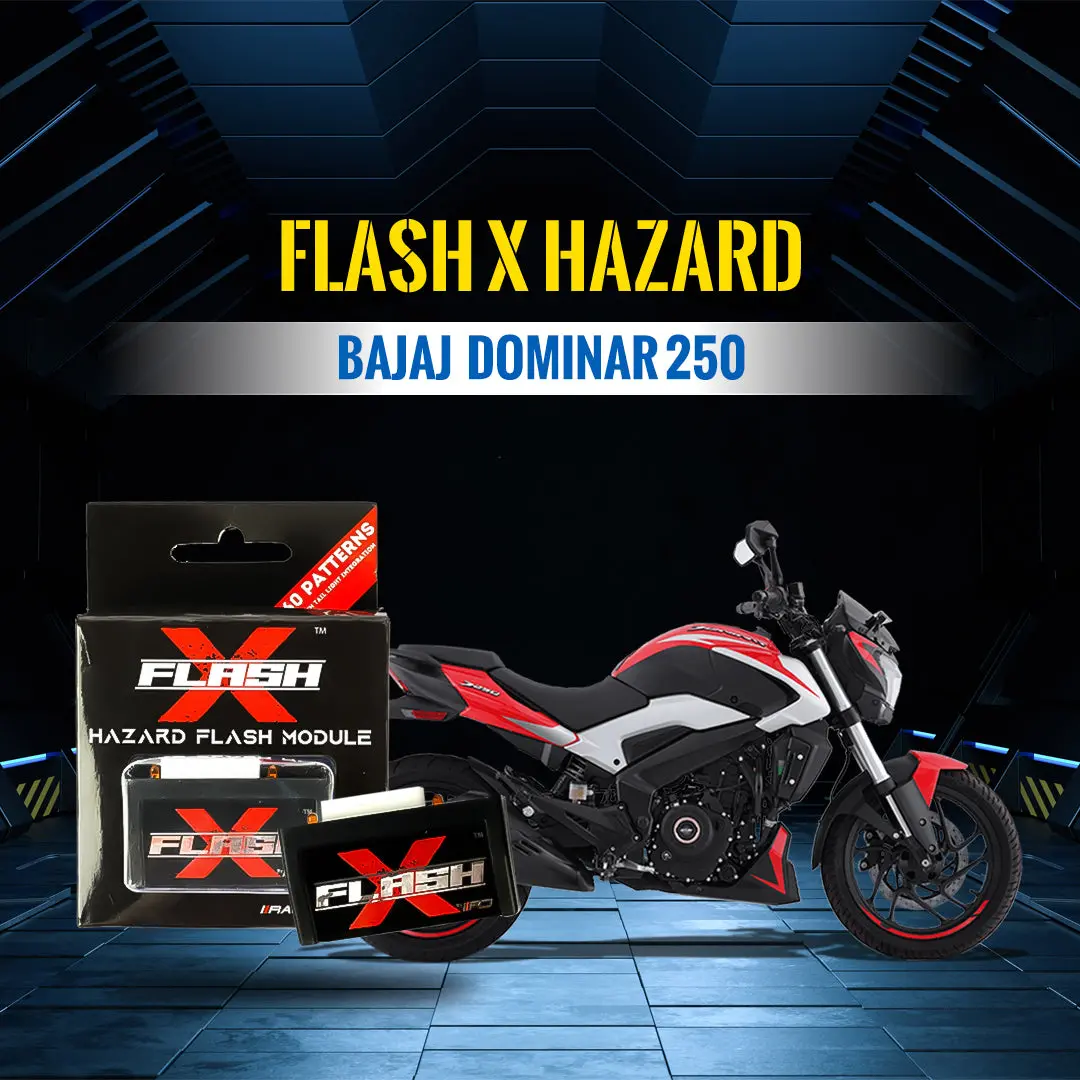 Flash X Hazard  For Bajaj Dominar 250 1