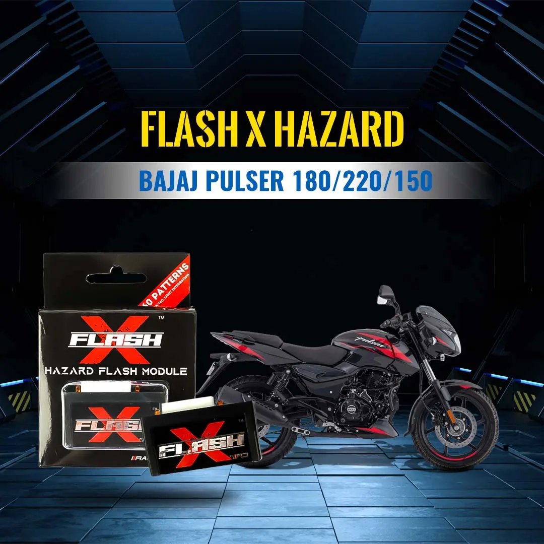 Flash X  Hazard For Bajaj Pulsar 180 1