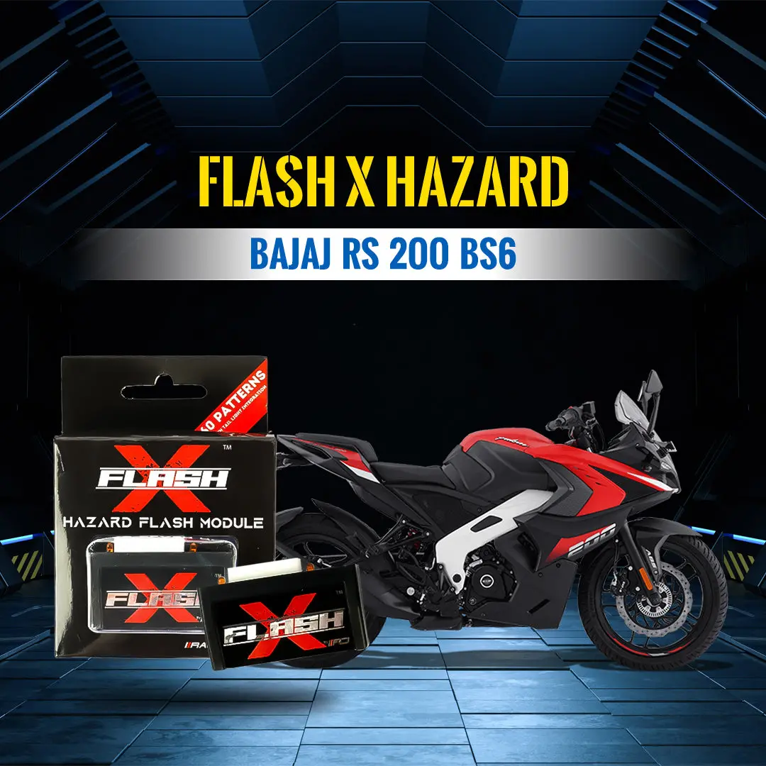 Flash X Hazard  For Bajaj Rs 200 Bs6 1