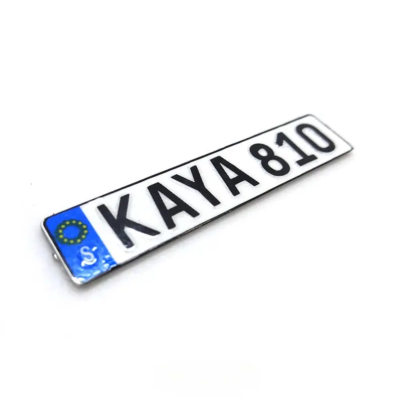 Kaya 1/14 Tamiya Scania Volvo Rc Tractor Metal License Plate Model European Model 286 1