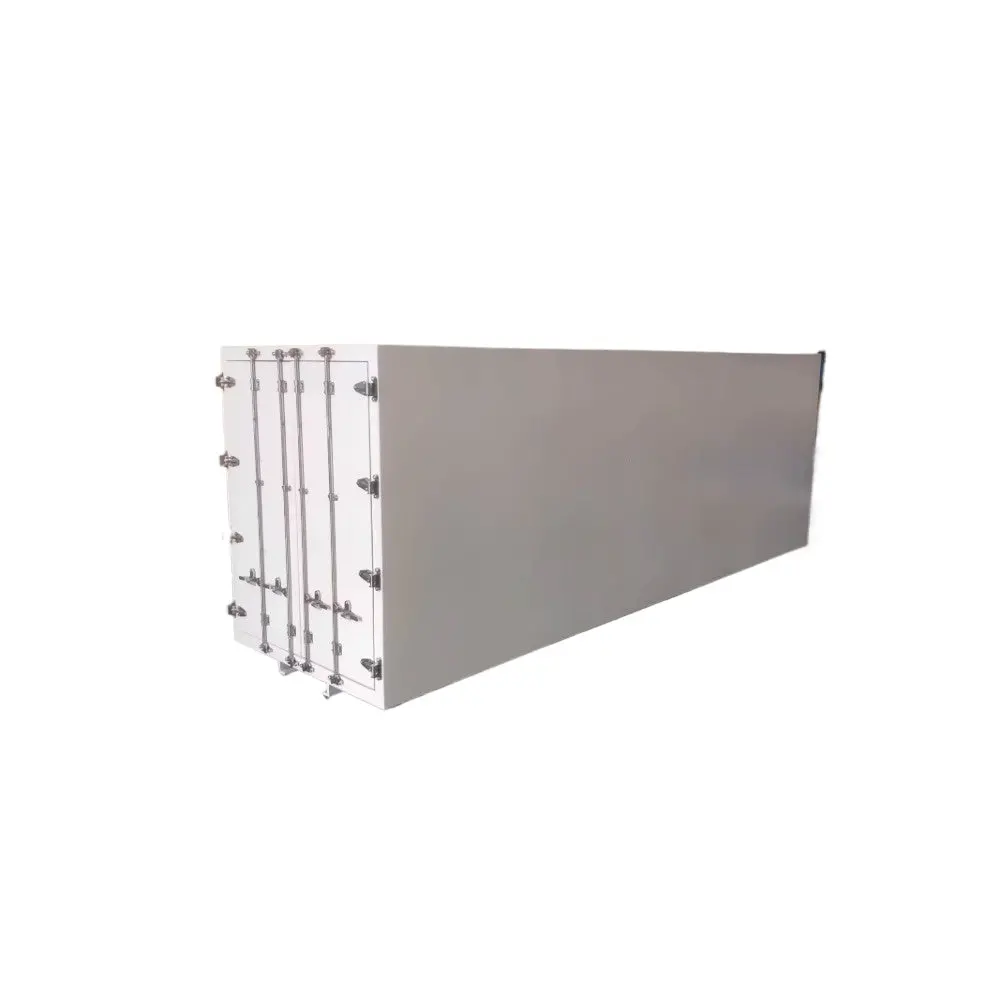 1/14 Tamiya Rc Tractor Metal Container White Paint 65Cm X 19 X 24Cm 1