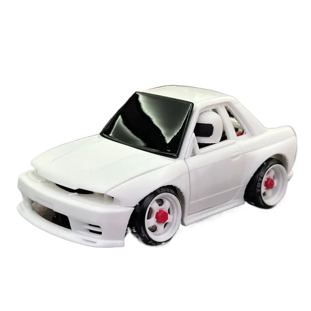 Mushu Tg Tt 1/24 Rc Drift Car 3D Print Gtr32 200Sx White Shell Wheelbase 70-73Mm 1