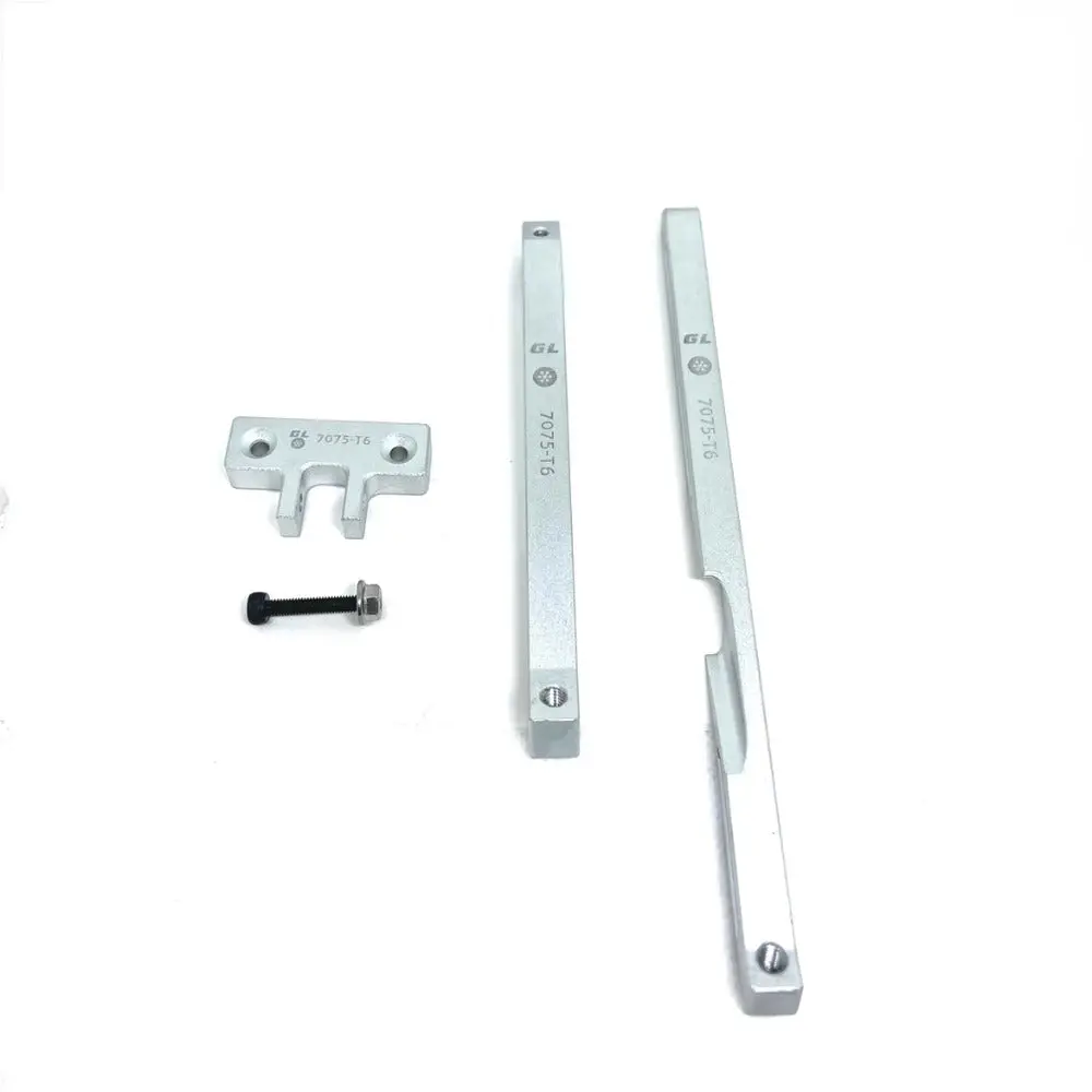 Aluminum Alloy Chassis Front And Rear Support For Km 1/7 Wrc Citroen C3 Remote Control Rally Car 1