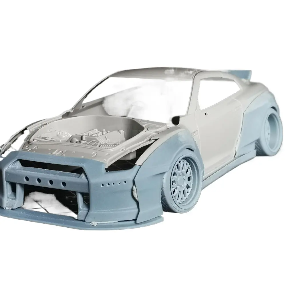 1/24 Gtr R35 Rbpandem Rc Drift Car 3D Printing Plastic Op Parts For Tamiya 1