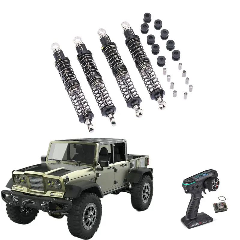 4Pcs 95Mm Shock Absorbers For Twolf 1:10 Tw715 Metal  Rc Remote Control Crawler Climbing Car 1