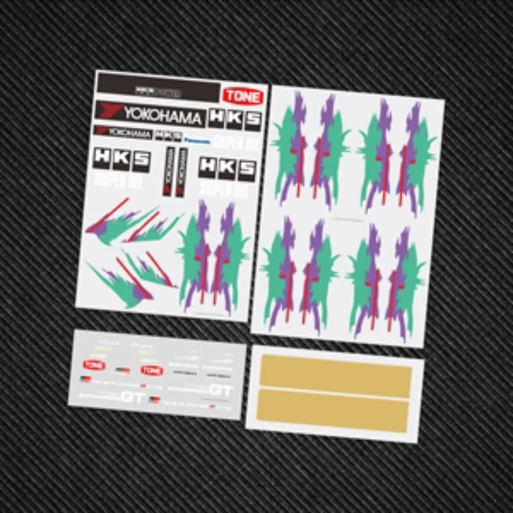 1/10 1/24 Rc Drift Car Hks Supra Shell Sticker Sc1322 1