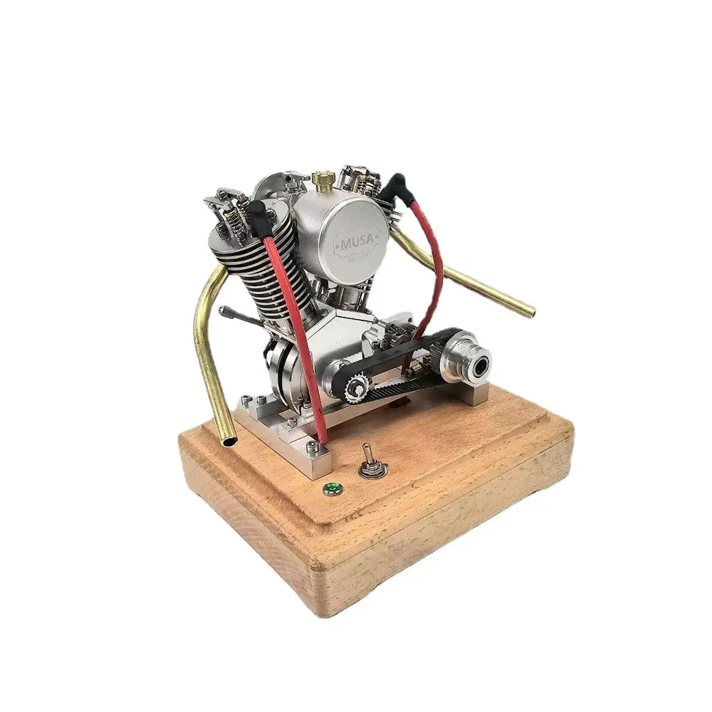 2.2Cc X2 Stainless Steel Motorcycle Engine Model Mini Micro Engine Startable Engine 1