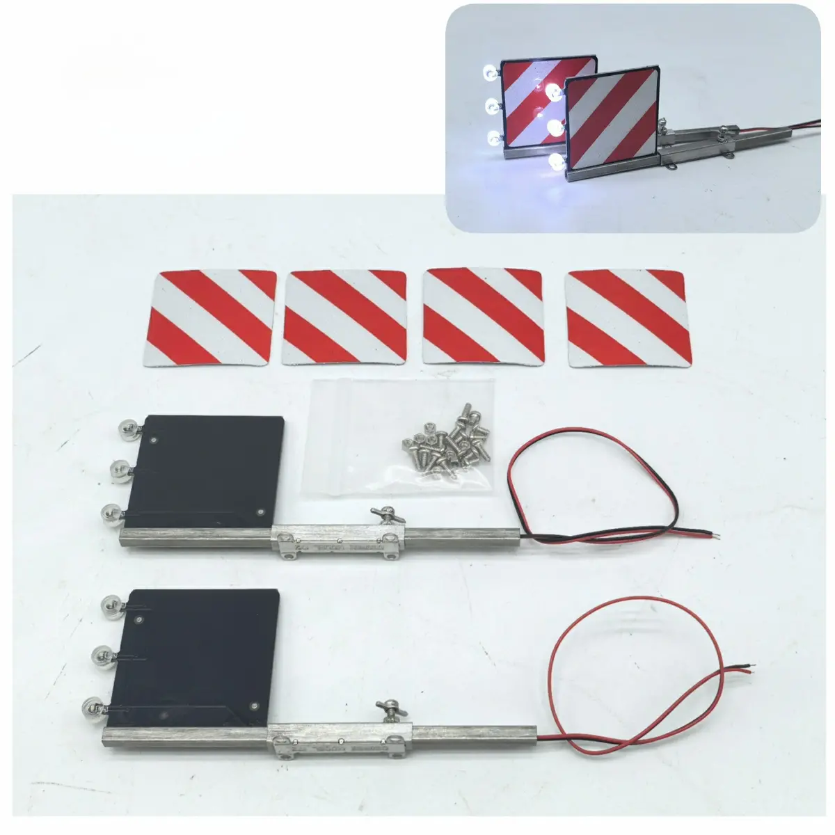 Dc 5V Wide Sign Warning Light For Tamiya 1/14 Rc Trailer Diy 3