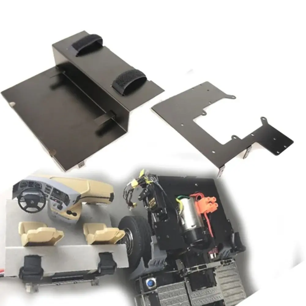 Cab Metal Floor Suitable For 1/14 Rc Truck Tractor Scania R620 770S Actros 3363 Arocs Man Tgx 1