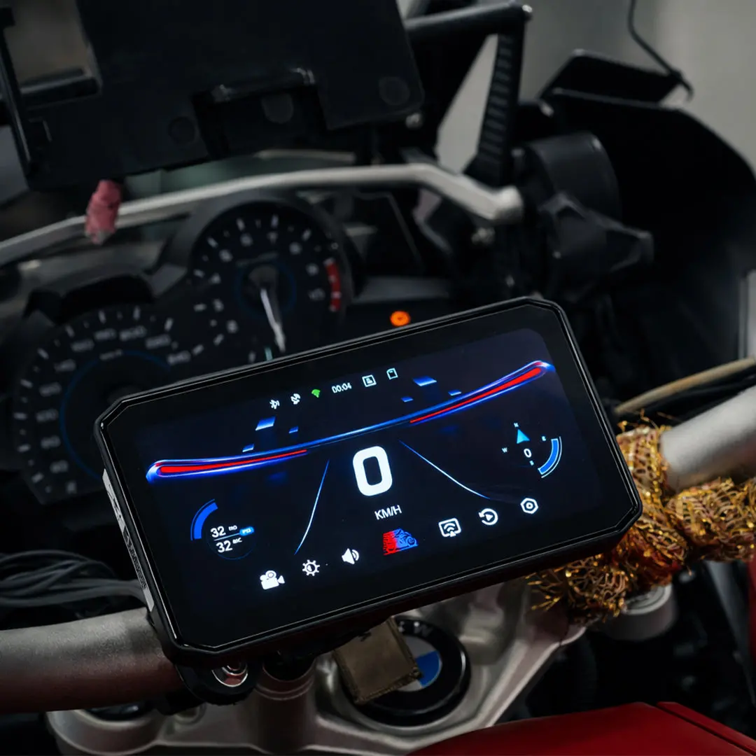 Bike Spec Xplay Lite Motorcycle Carplay Screen With Tpms | 6.25” Waterproof Gps Display 1