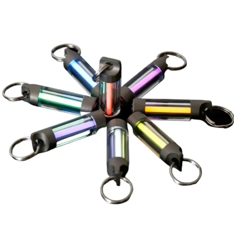 Titanium Alloy Tritium Tube Keychain 3.5X25mm 1