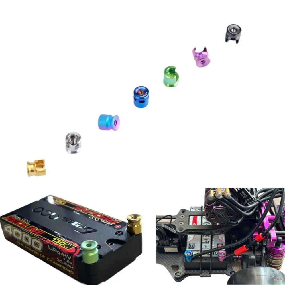 Jsm Hobby Yokomo Sakura Rc Drift Car Color Titanium Battery Plug 2Pcs 1