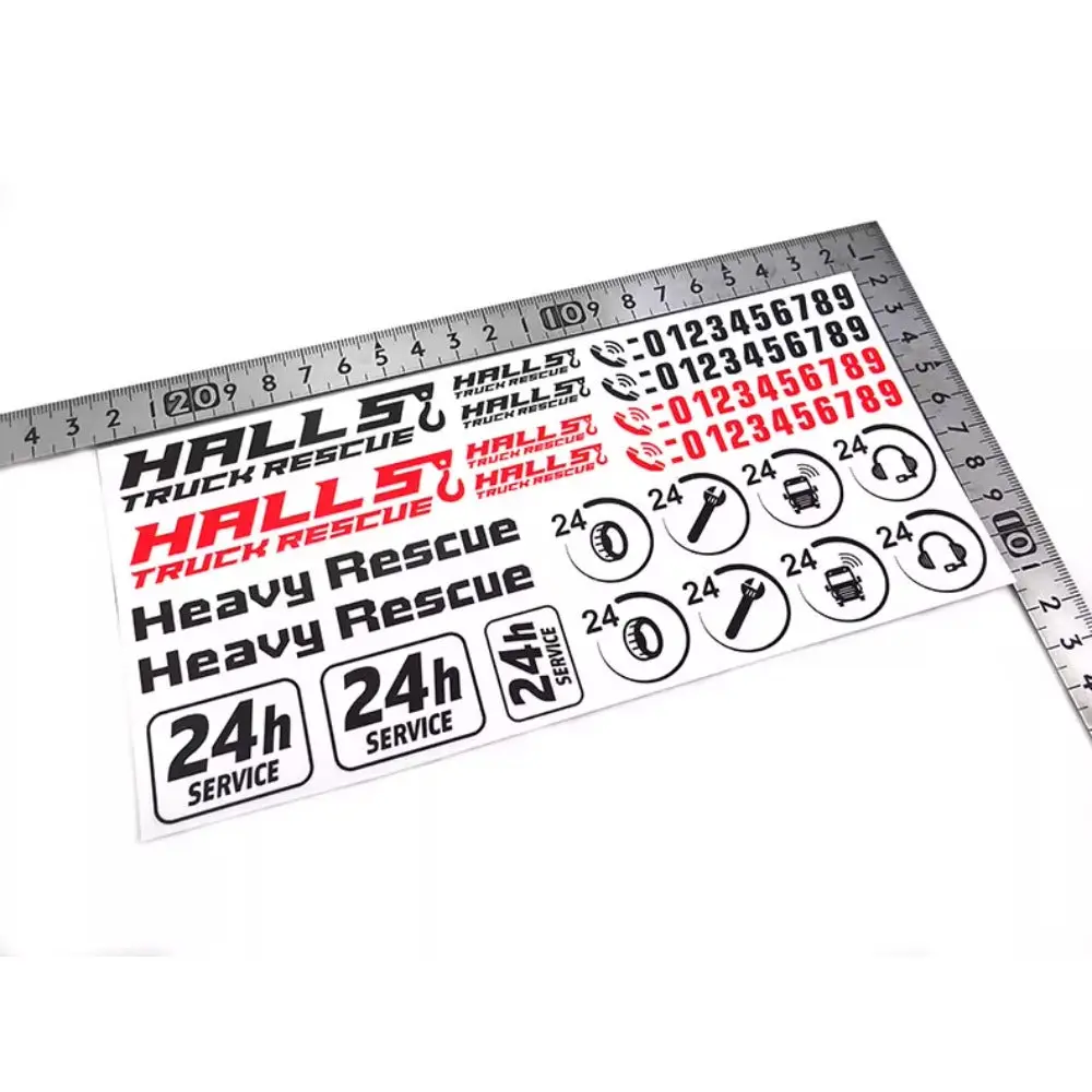 1/14 Tamiya Volvo Fh16 750 56360 56375 56362 Rc Tractor Sticker D409 1