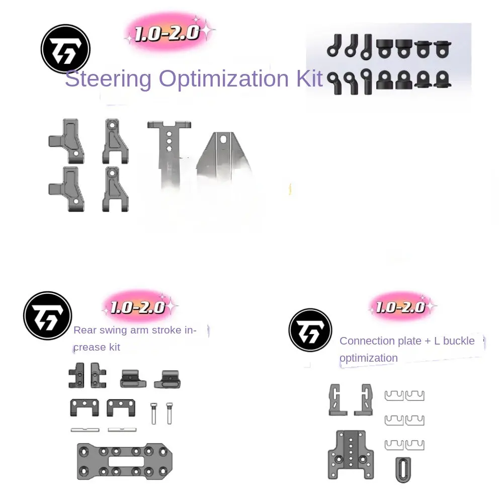 Tgs Tg Super Rc Drift Car Frame 1.0 Upgrade 2.0 Kit 1