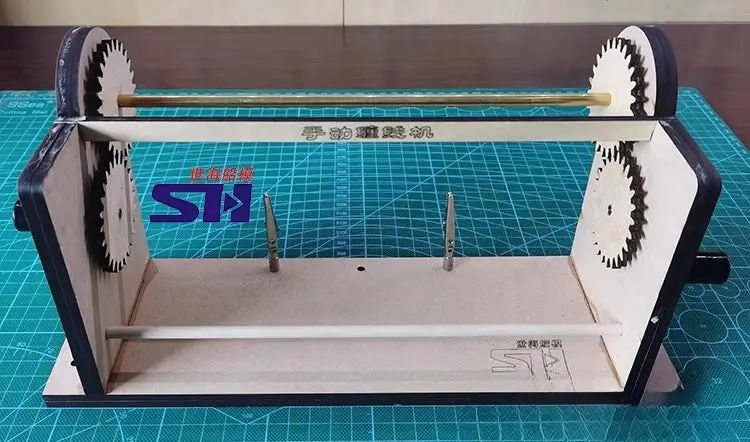 Model Boat Rope Manual Winding Machine Diy 1