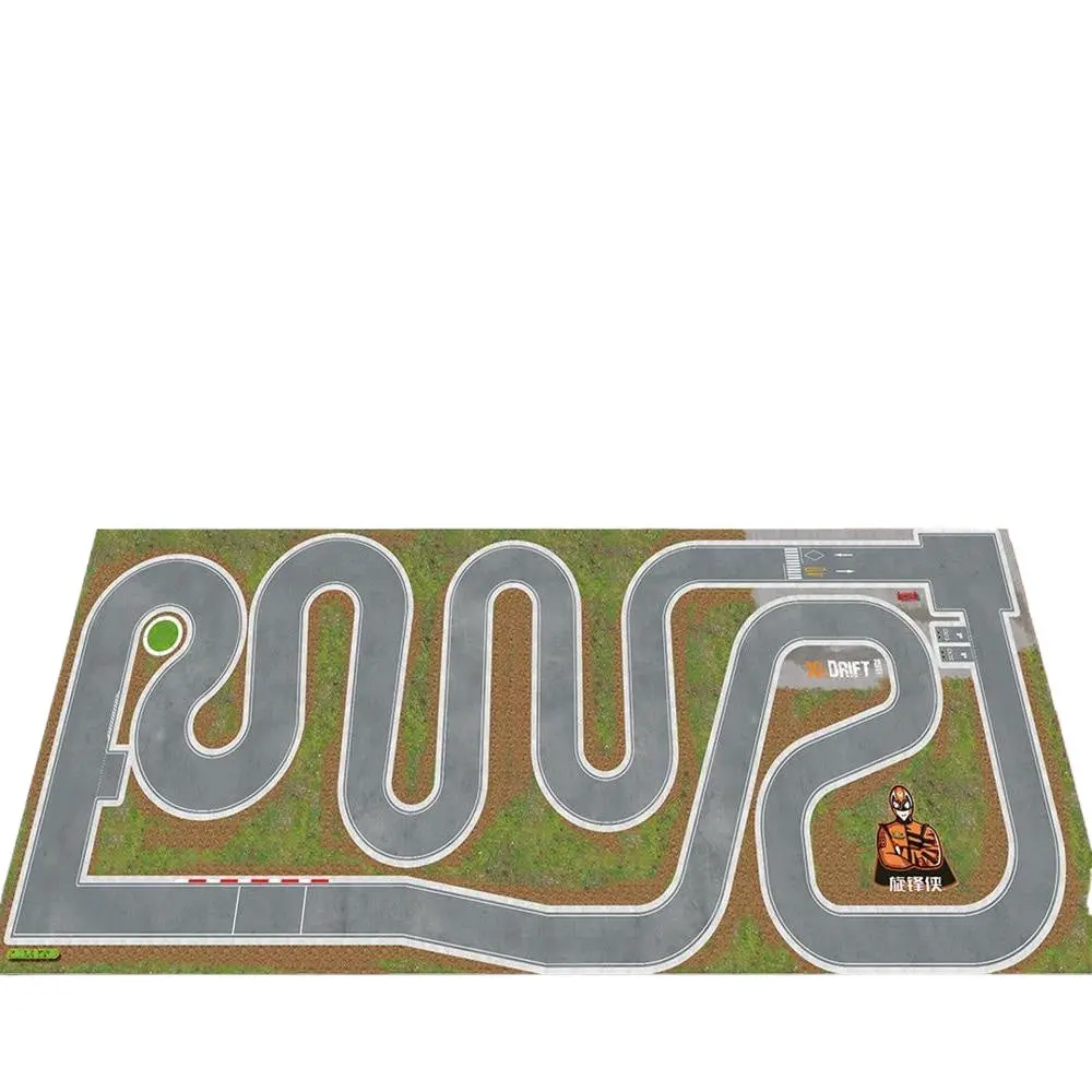 Advanced Track Map For Miniz Zerorc Rw00s Nez 1/28 1/24 1/64 Rc Drift Car 310X1050cm 1
