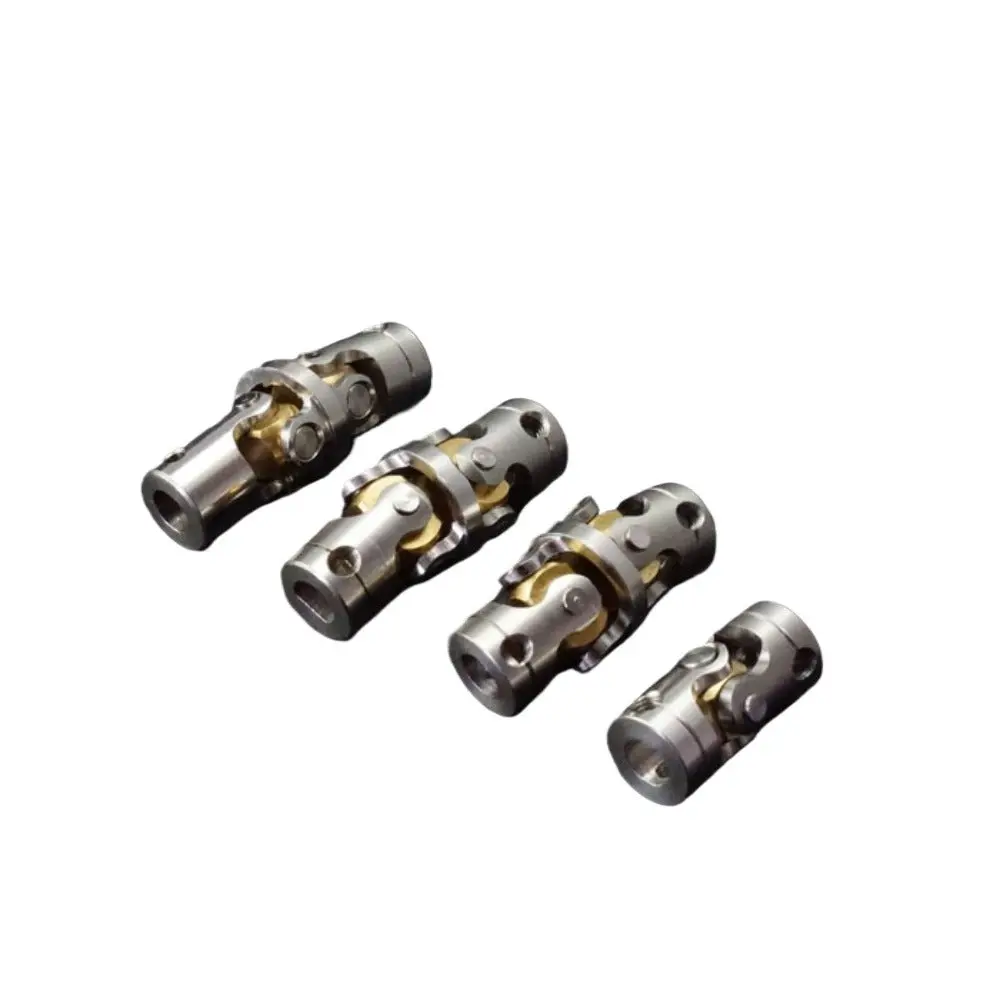 Lesu Stainless Steel Universal Joint Cvd Coupling 5Mm For 1/14 Rc Truck Excavator Diy 1