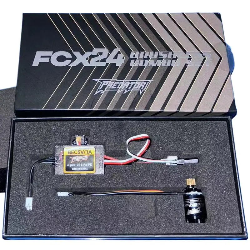 Fms Fcx18 Fcx24 Rc Car External Rotor Brushless Motor Esc Modification Kit 1