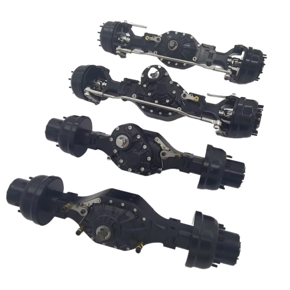 Metal Wheel Reduction Interaxle Differential Lock Function Axle 1/14 Tamiya Rc Tipper Truck Tractor Scania R620 1