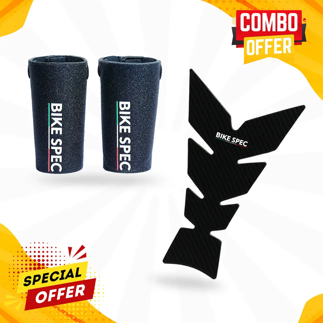 Bikespec Front Fork Seal Cover And Tank Pad - Combo 1