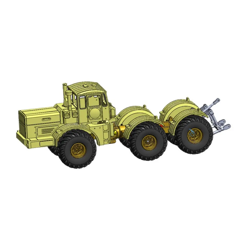 K701 1/87 Ho Tractor Static Modification 6X6 Diy Kit 1