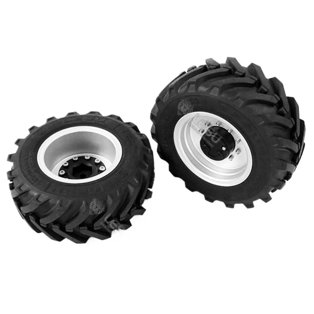 Lesu 1/14 Remote Control Hydraulic Engineering Vehicle Model Metal Wheel Tire 1