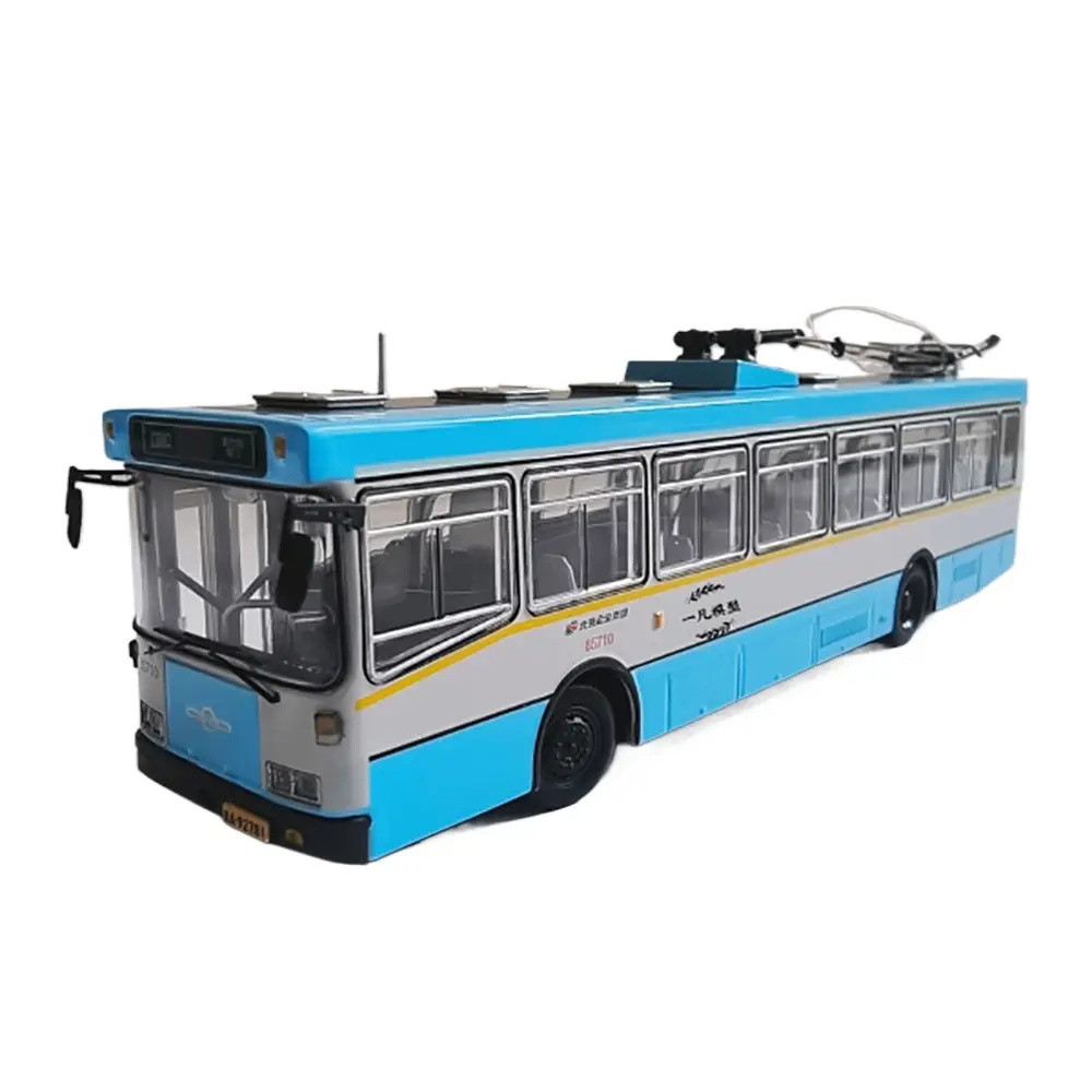 1:64 Bjdwg120ac L Diecast Metal Trolleybus Model 1
