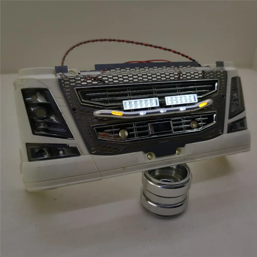 Headlight Front Light Lamp Kit For 1/14 Tamiya Volvo 56360 Scania R620 R470 Rc Truck Trailer 2