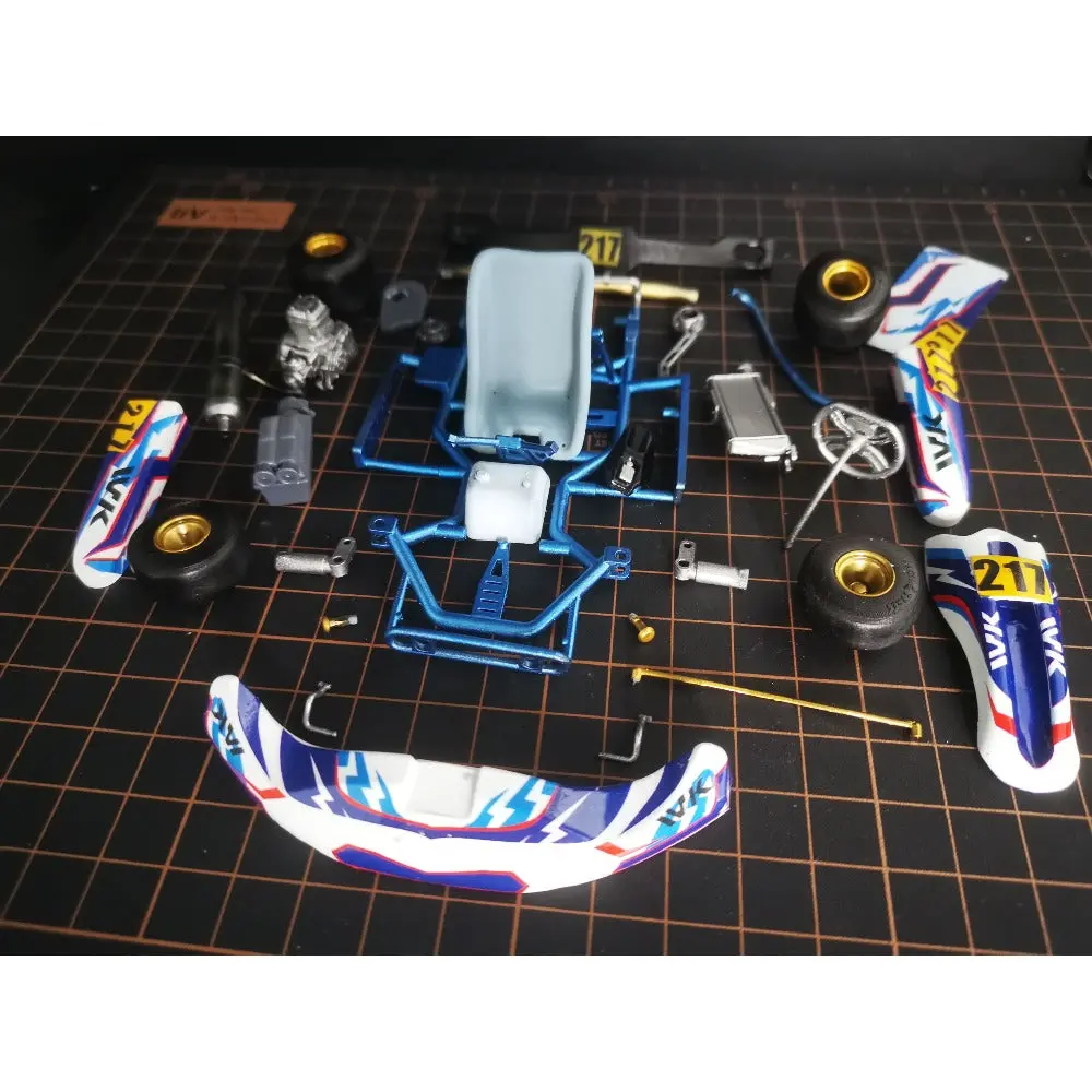 1/24 Kart Rc Drift Car With Transfer Watermark Spare Parts 1