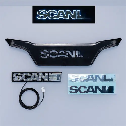 Led Illuminated Logo For 1/14 Tamiya Scania Rc Tractor 770S 56368 56371 2