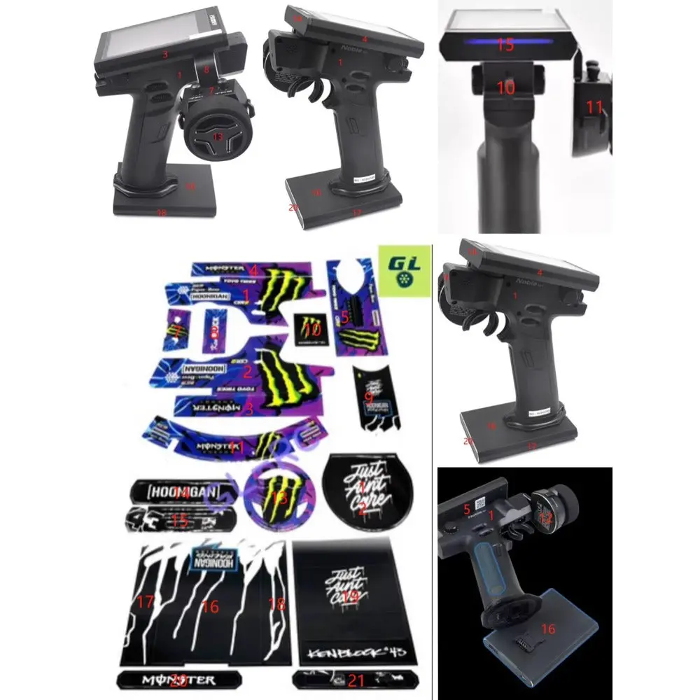 Flysky Nb4 Remote Control Transmitter Sticker Protective Film 1