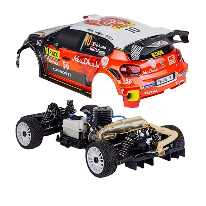 Km Wrc C3 Thor Rc Gaslione Rally Car Kit 1